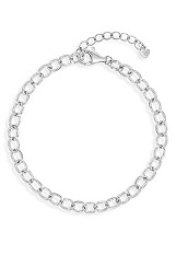 lovely mini charm silver bracelet for babies and kids